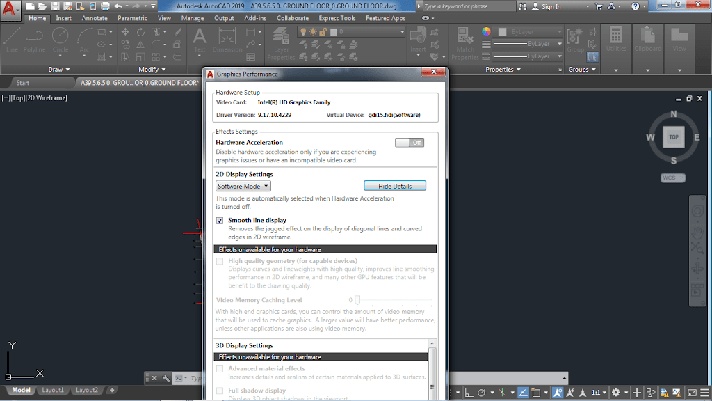 Uncheck the "Smooth Line Display" Option to stop random lines during zoom in and to zoom out in AutoCAD 2019 or later version.