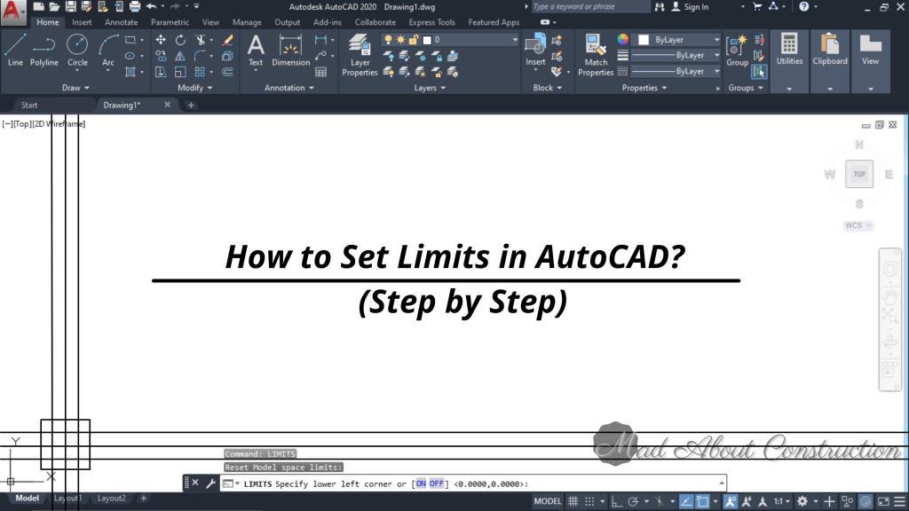 How to set limits in AutoCAD?